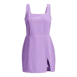 UNDER ARMOUR Square Neck Sleeveless Mini Sport Dresses-picture-22