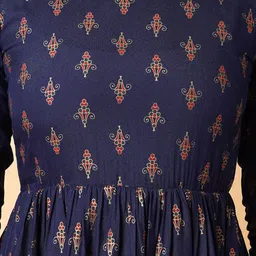 DAEVISH Ethnic Motifs Printed Maxi Ethnic Dress image 2