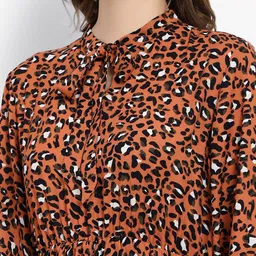 DRIRO Animal Printed Midi Dress image 2