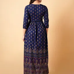 DAEVISH Ethnic Motifs Printed Maxi Ethnic Dress image 5