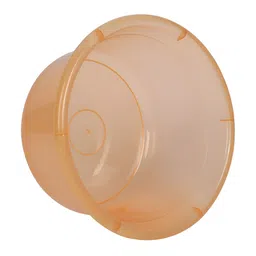 Kuber Industries Transparent & Orange Set of 6 12 pieces Bath Accessories Set image 3