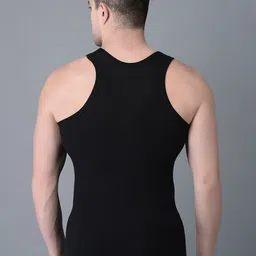 Dollar Bigboss Men Solid Pack of 5 Cotton Vest image 2