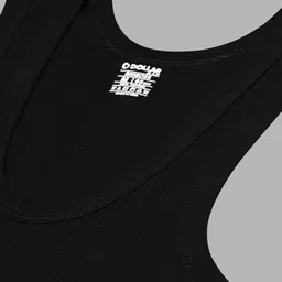 Dollar Bigboss Men Solid Pack of 5 Cotton Vest image 3