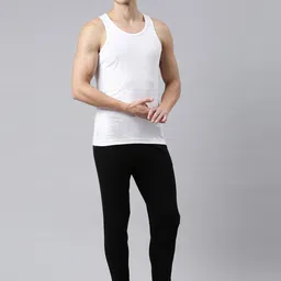 FASO Pack Of 3 Dry Label Free Comfortable Cotton Undershirt Innerwear Vests image 4