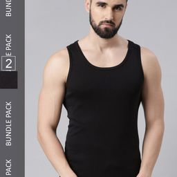 Force NXT Men Pack of 2  Premium Cotton  Innerwear Basic Vest-picture-44