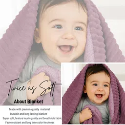 vas collections Solid Crib Crib Baby Blanket for Heavy Winter image 5