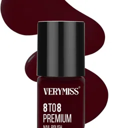 verymiss Premium Matte Nail Polish 6ml | Smooth Application | Quick Drying I 311 Red Wine Berry image 3