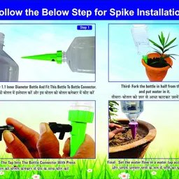 dharmbhakti Drip Irrigation kit for Home Garden plants, Automatic Water Devices For Plant | Drip Irrigation Kit image 4