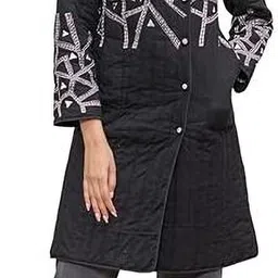 navyas fashion Cotton Floral Print Coat For Women image 1