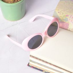 HAUTE SAUCE by Campus Sutra Women Black Lens & Pink Oval Sunglasses with Polarised Lens-picture-23