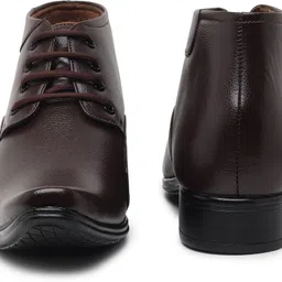 zixer Cargo Synthetic Leather Ankle Formal Shoes Men || Office Shoes For Men Latest Stylish || Chukka Boots Men || Party Wear Long Shoes For Men Long Boots Lace Up For Men image 3