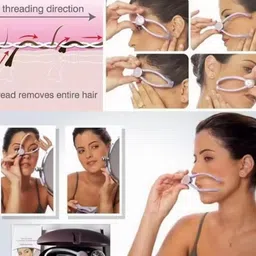 hardex Face Eyebrow Hair Removal Kit Cotton Thread Tool Manual Epilators Tweezers Eyebrow Thread image 5