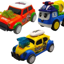 vaniha Unbreakable Four-Wheel Drive Friction Powered Diecast Toy Set-K38-picture-32