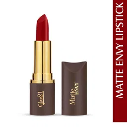 GLAM21 Matte Envy Lipstick-3.5gm-Red Amulet-06 image 3