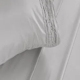 Modern Threads Grey Microfiber 300 TC 2 Double King Bedsheet Set-2.74 m x 2.74 m image 3