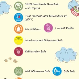 Servewell White & Blue 4 Pieces Peppa Pig Printed Melamine Glossy Mugs-320ml image 5