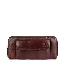 THE CLOWNFISH Women Leather Zip Around Wallet-image-5