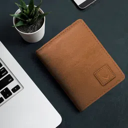 Hidesign Men Tan Brown Textured Leather Two Fold Wallet-image-21