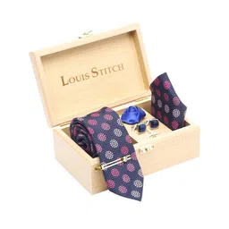 LOUIS STITCH Men's Italian Silk Necktie Accessory Gift Set-picture-34