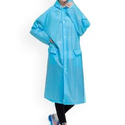 Alexvyan Women EVA Hooded Rain Jacket-image-27