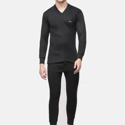 Dollar Men Black Solid Thermal Set-image-71