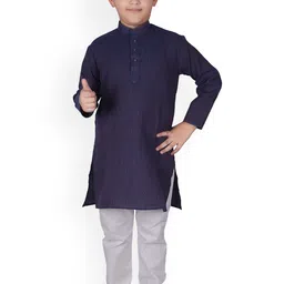 Pro-Ethic STYLE DEVELOPER Boys Pure Cotton Kurta with Pyjamas-picture-49
