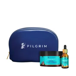 Pilgrim Retinol Set of Night Cream + Vitamin C Night Serum with Vanity Pouch-image-39