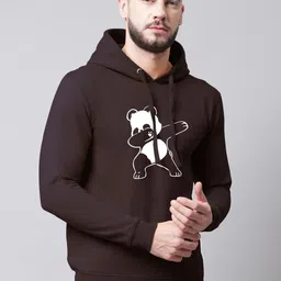Friskers Men Printed Hooded Fleece Sweatshirt-image-41