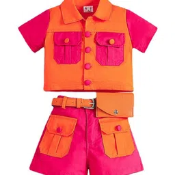 StyleCast x Revolte Girls Colourblocked Shirt with Shorts-picture-19