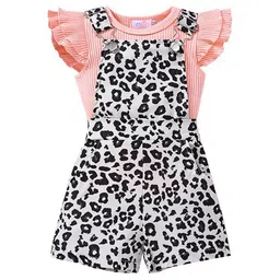 StyleCast x Revolte Girls Printed Dungaree With T-shirt-picture-14