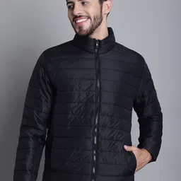 Cantabil Mock Collar Lightweight Padded Jacket-image-52