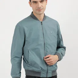 Calvin Klein Mandarin Collar Long Sleeves Bomber Jacket image 1