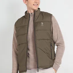 U.S. Polo Assn. Denim Co. Mock Collar Sleeveless Puffer Jacket-picture-27