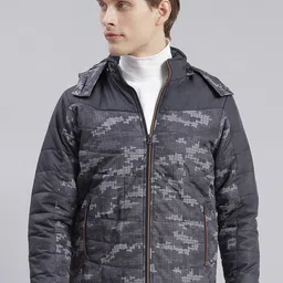 Monte Carlo Abstract Printed Lightweight Puffer Jacket-image-5