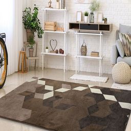 Saral Home Brown Printed Cotton Floor Carpet-picture-3