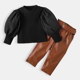 Hopscotch Girls Black Clothing Set-image-26