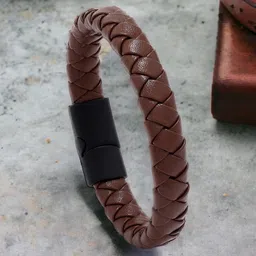 MYKI Men Leather Wraparound Bracelet-picture-16