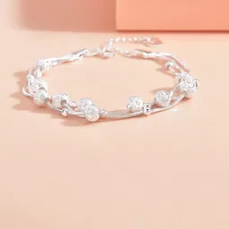 MYKI Women Silver-Plated Multistrand Bracelet-picture-40