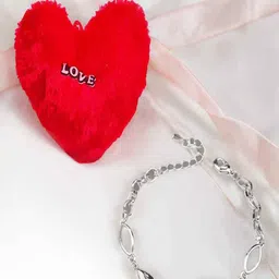 UNIVERSITY TRENDZ Set Of 2 Silver-Plated Link Bracelet-picture-14