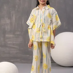 SANSKRUTIHOMES Printed Pure Cotton Night Suit image 1