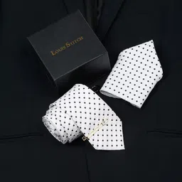 LOUIS STITCH Men Italian Silk Necktie Accessory Gift Set-picture-16