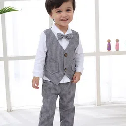 StyleCast x Revolte Boys Striped Cotton 3 Piece Suit-picture-26
