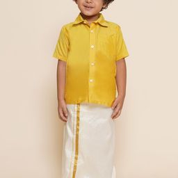 Sethukrishna Boys Shirt Collar Shirt and Dhoti-picture-7