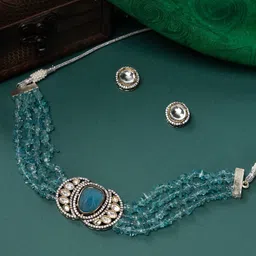 justpeachy Rhodium-Plated CZ Jewellery Set-picture-40