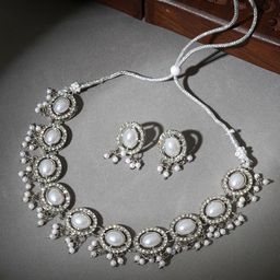 TEEJH Stone Studded & Beaded Jewellery Set-picture-6