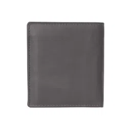 Kara Men Brown Solid Leather Two Fold Wallet image 5