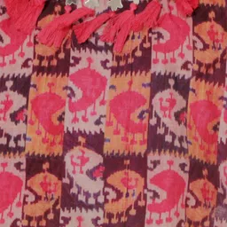 LIL DRAMA Girls Red & Orange Printed Top with Palazzos image 3