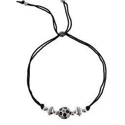 Silvermerc Designs Silver-Plated Crystals Anklet image 2
