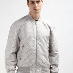 Tommy Hilfiger Men Stand Collar Full Sleeves Bomber Jacket image 2