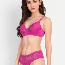 FIMS  Self-Design Lingerie Set NEW_Kat_Set_Pink_B image 2